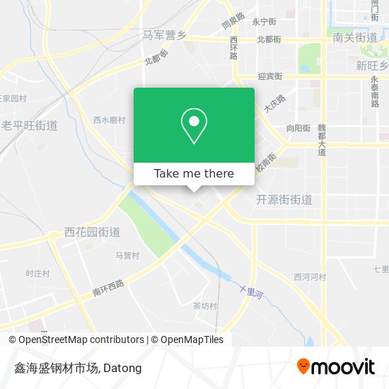鑫海盛钢材市场 map
