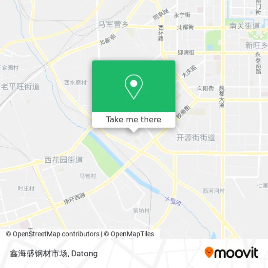 鑫海盛钢材市场 map