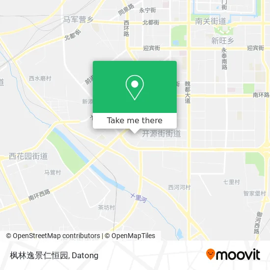 枫林逸景仁恒园 map