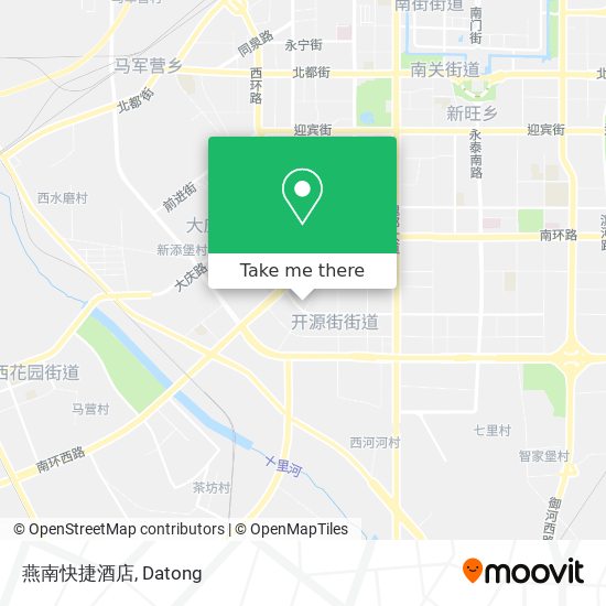 燕南快捷酒店 map