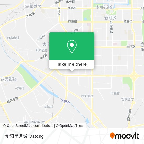 华阳星月城 map