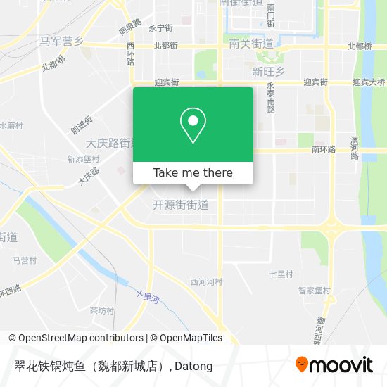 翠花铁锅炖鱼（魏都新城店） map