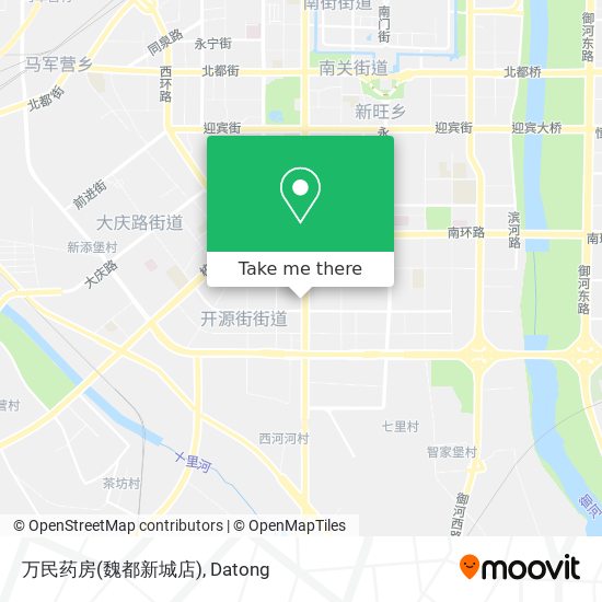 万民药房(魏都新城店) map