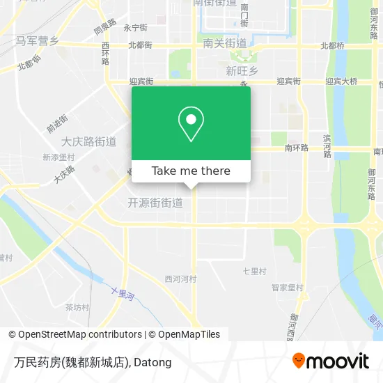 万民药房(魏都新城店) map