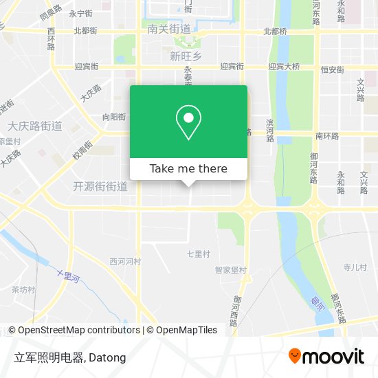 立军照明电器 map
