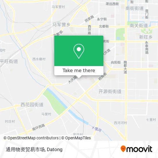 通用物资贸易市场 map