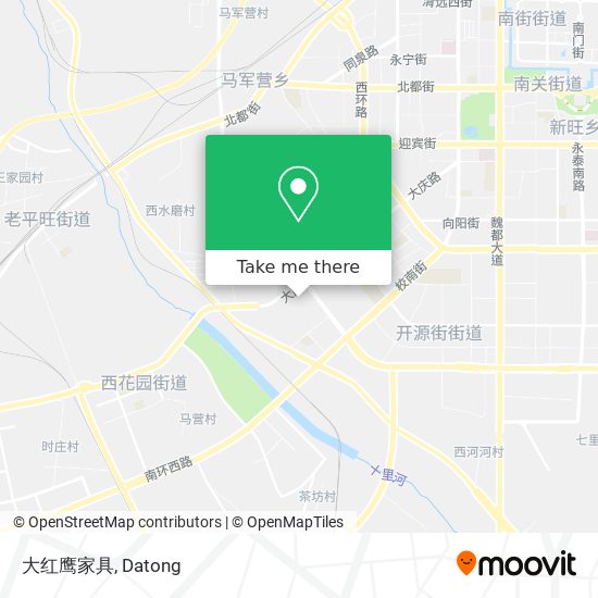大红鹰家具 map
