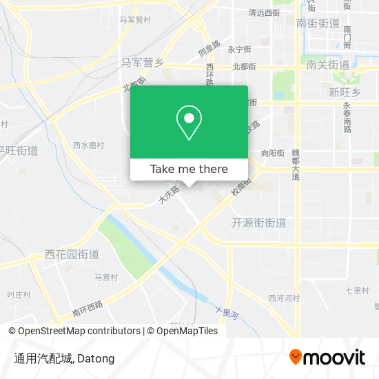 通用汽配城 map