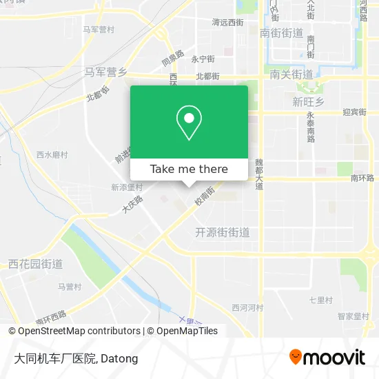 大同机车厂医院 map