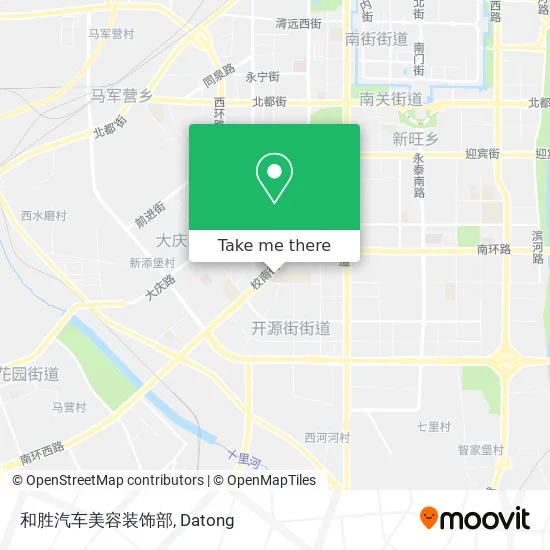 和胜汽车美容装饰部 map