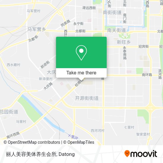 丽人美容美体养生会所 map