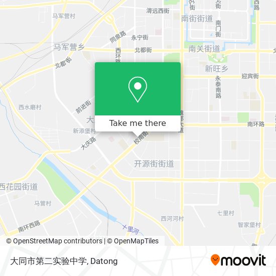 大同市第二实验中学 map