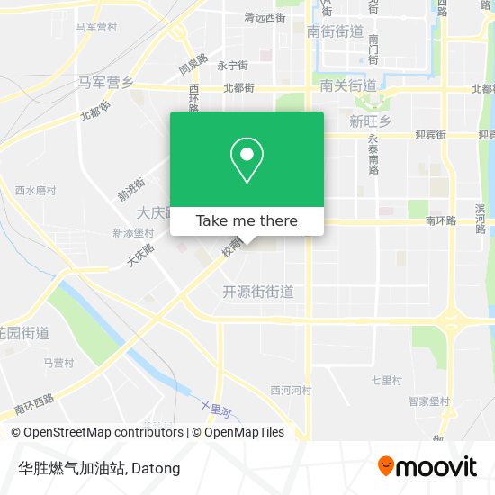华胜燃气加油站 map