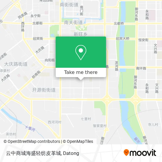 云中商城海盛轻纺皮革城 map