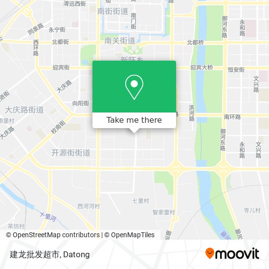 建龙批发超市 map