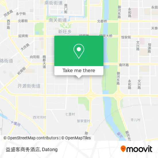 益盛客商务酒店 map