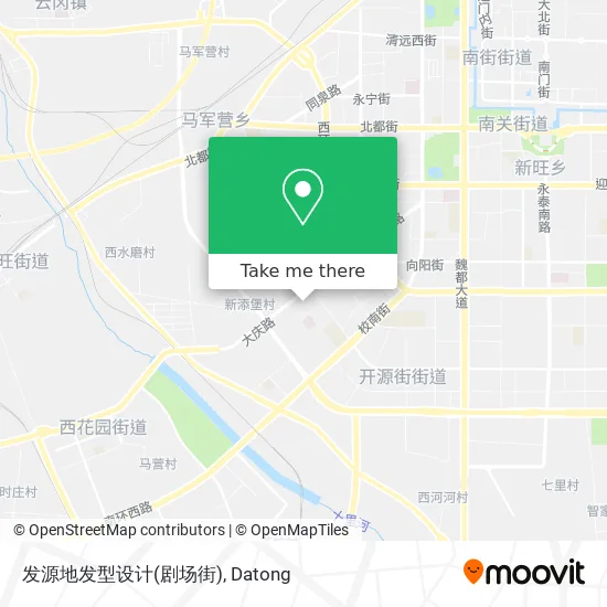 发源地发型设计(剧场街) map