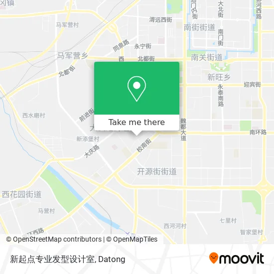 新起点专业发型设计室 map