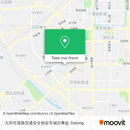 大同市道路交通安全协会车城办事处 map