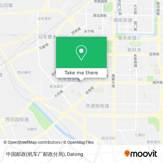 中国邮政(机车厂邮政分局) map