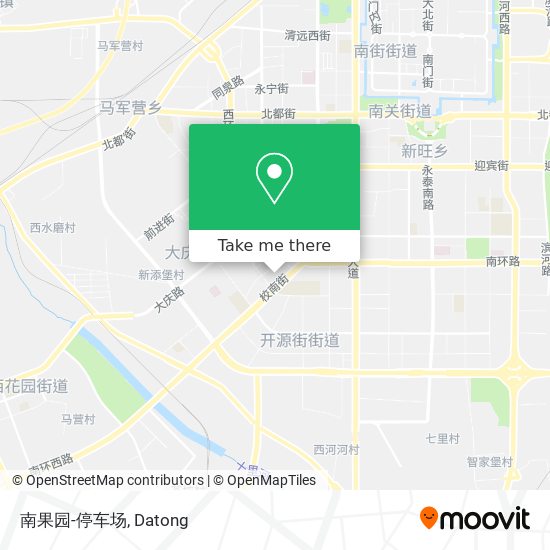 南果园-停车场 map