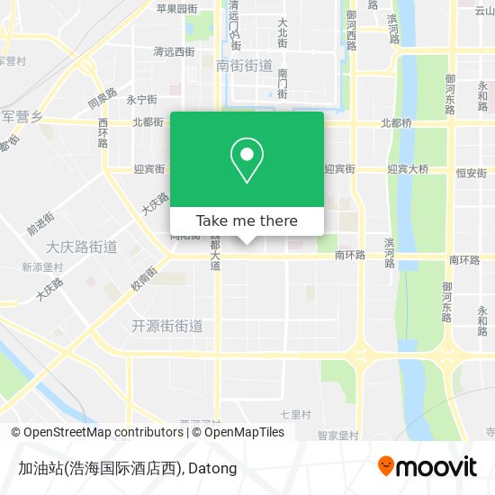 加油站(浩海国际酒店西) map