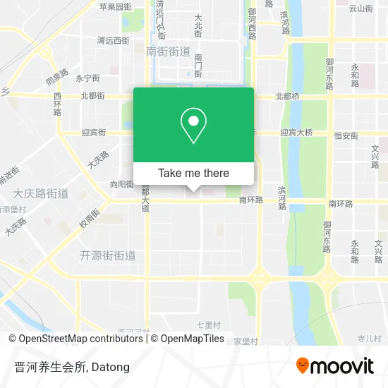 晋河养生会所 map