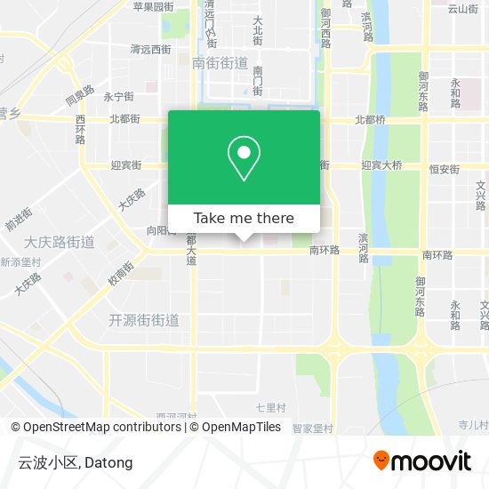 云波小区 map