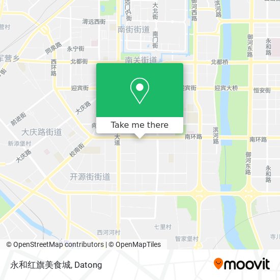 永和红旗美食城 map