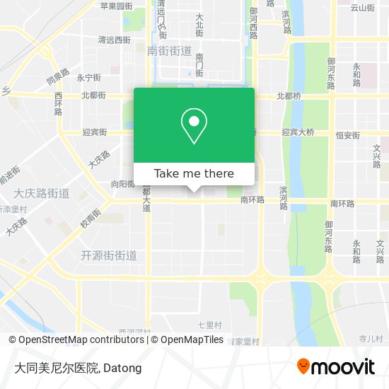 大同美尼尔医院 map