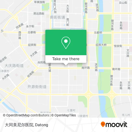 大同美尼尔医院 map