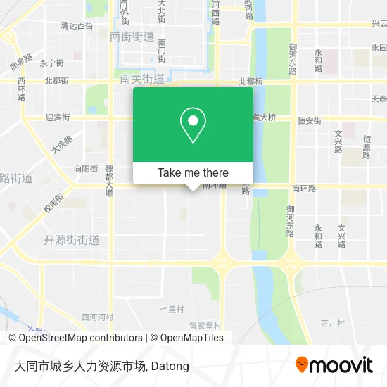 大同市城乡人力资源市场 map