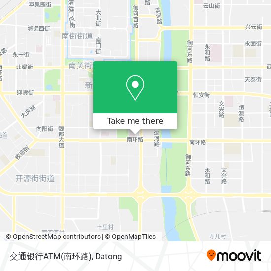交通银行ATM(南环路) map