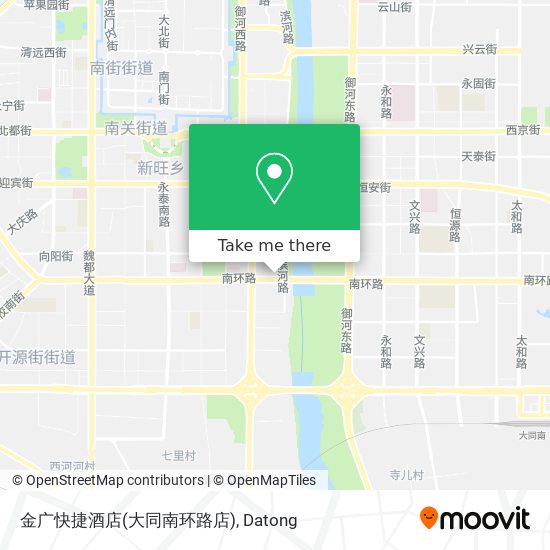 金广快捷酒店(大同南环路店) map