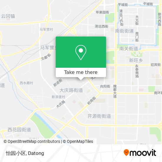 怡园小区 map