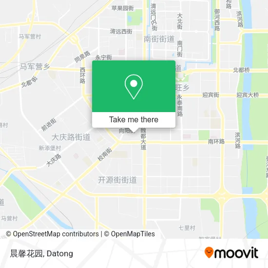 晨馨花园 map