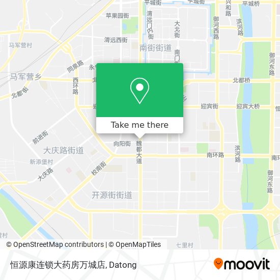 恒源康连锁大药房万城店 map
