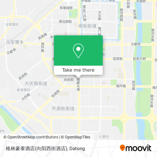 格林豪泰酒店(向阳西街酒店) map