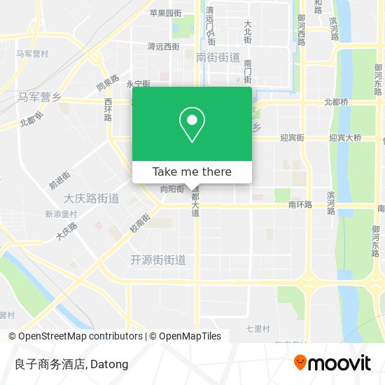 良子商务酒店 map