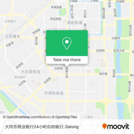 大同市商业银行24小时自助银行 map