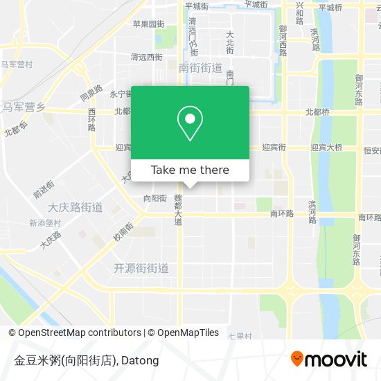 金豆米粥(向阳街店) map