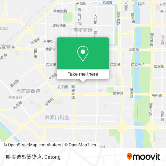 唯美造型烫染店 map