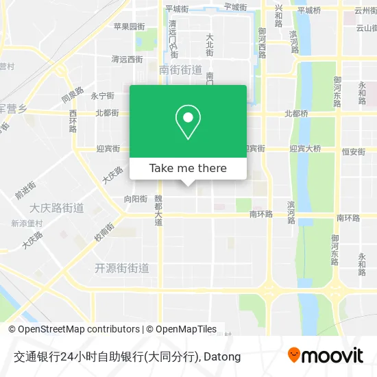 交通银行24小时自助银行(大同分行) map