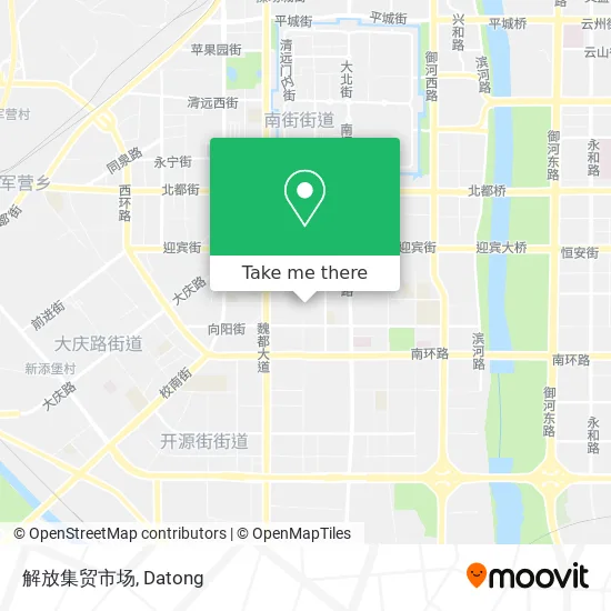 解放集贸市场 map