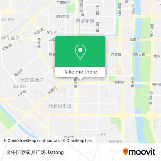 金牛国际家具广场 map