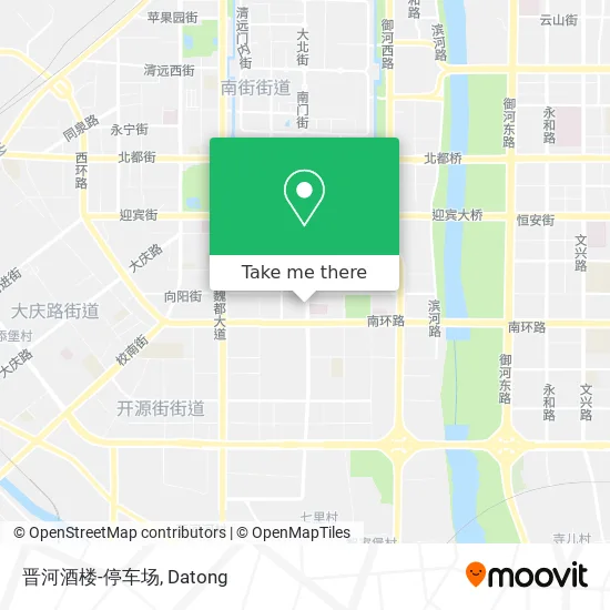 晋河酒楼-停车场 map