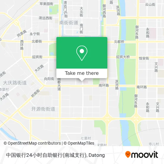 中国银行24小时自助银行(南城支行) map