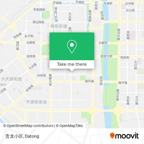 贵龙小区 map