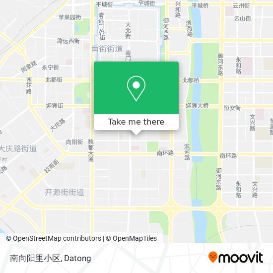 南向阳里小区 map