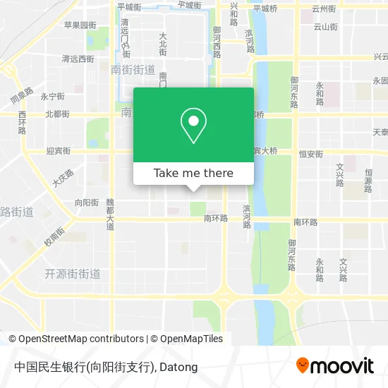 中国民生银行(向阳街支行) map